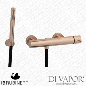 IB Rubinetti MT350SR Milanotorino Wall Mounted Shower Mixer with Shower Kit Spare Parts