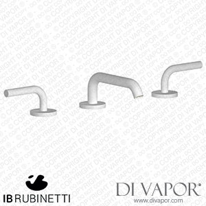 IB Rubinetti MT392BO Milanotorino Three Holes Washbasin Set with Low Spout Spare Parts