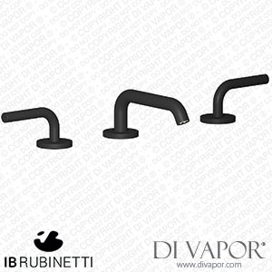IB Rubinetti MT392NP Milanotorino Three Holes Washbasin Set with Low Spout Spare Parts