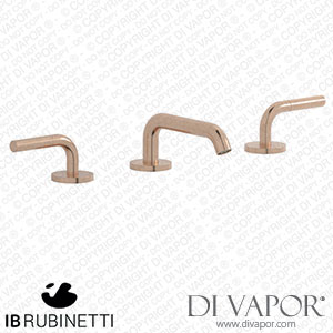 IB Rubinetti MT392SR Milanotorino Three Holes Washbasin Set with Low Spout Spare Parts