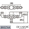 Bristan MT503CP ISOELB Spare Diagram