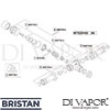 Bristan MT753CP ISO Spare Diagram