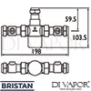 Bristan MT753CP ISO Spare Parts Diagram