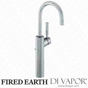 Fired Earth Extended single lever basin mixer without waste (MTAPEXTLNO-WSTE) Spare Parts