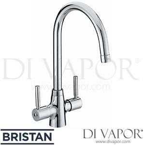 Bristan MZ SNK EF BN Monza Sink Mixer - Brushed Nickel - 27/01/16 - Kitchen Tap Spare Parts