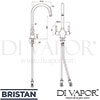 Bristan MZ SNK EF C Mixer Spare Parts Diagram