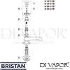 Bristan N 3-4 G CD Spare Tech Diagram