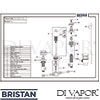 Bristan N 3HBAS G CD Mixer Spare Tech Diagram