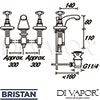 Bristan N 3HBAS G CD Tap Spares Diagram