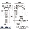 Bristan N BAS G CD Spare Parts Diagram