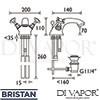 Bristan N BAS G CD Spares Parts Diagram