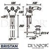 Bristan N BID C CD Tap Spares Diagram