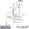 Bristan N BSM G CD Mixer Spare Tech Diagram