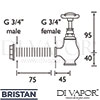 Bristan N GLO G CD Taps Spares Diagram