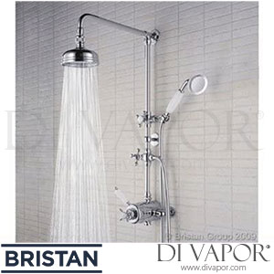 Bristan N SHXDIV C 1901 Thermostatic Surface Mounted Shower with Rigid Riser and Diverter To Shower Handset Spare Parts