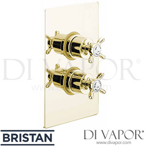 Bristan N TSHCVO G 1901 Concealed Dual Control Thermostatic Shower Valve - Gold - Spare Parts