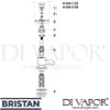 Bristan N VAN G CD Spare Tech Diagram