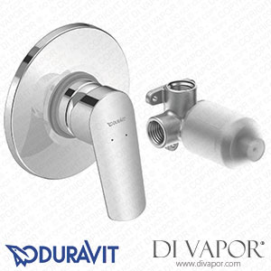 Duravit No.1 Single Lever Shower Mixer Concealed Set (N14210007) Spare Parts