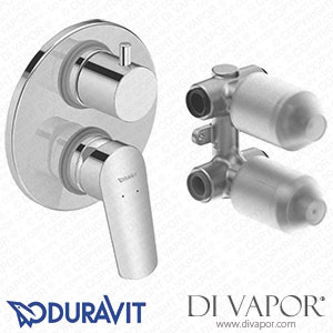 Duravit No.1 Single Lever Bath Mixer Concealed Set (N15210008) Spare Parts