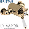 Bristan 1901 Vintage Gold Dual Control Shower Valve (Bottom Outlet)