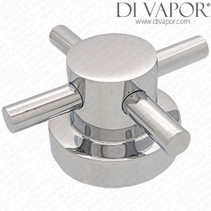 Niagara Carter Thermostatic Cross Temperature Handle - Chrome - N9314TH
