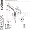 Sottini N9564AA GEN1 Mixer Spare Tech Diagram