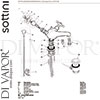 Sottini N9564AA Mixer Spare Tech Diagram