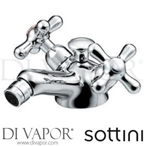 Sottini Reprise Dual Control Bidet Mixer with Pop-Up Waste Spare Parts N9565AA GEN1