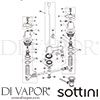 Sottini N9668AA GEN1 Mixer Spare Diagram