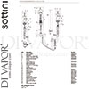 Sottini N9669AA GEN1 Mixer Spare Diagram