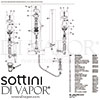 Sottini Reprise 3 Taphole Bidet Mixer Pop-Up Waste Spares