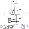 Ideal Standard N9786AA Mixer Spare Diagram
