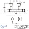 Ideal Standard Alfiere Manual Shower Mixing Valve Dimensions