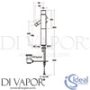 Ideal Standard N9798AA Mixer Spare Diagram