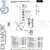 Ideal Standard N9798AA Mixer Spare Tech Diagram