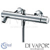 Ideal Standard Alfiere Exposed Bath Shower Mixer Spare Parts