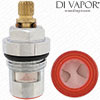 46mm 1/2 Inch Flow Cartridge - 18 Spline - Clockwise Turn to Open