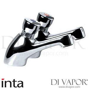 Inta NC160CP5 Non Concussive Basin Mounted Tap (Pairs) 5Ltr Per Minute Spare Parts