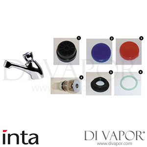 Inta NC165CP(S) Basin Mounted Non Concussive Tap 3 Sec (Single) Spare Parts