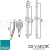VADO NEB MFSRKROB DB CP Spare Parts Diagram