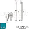 VADO NEB MFSRKWO RO CP Spare Parts Diagram