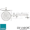 VADO NEB RO30 SA CP Spare Parts Diagram