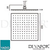 VADO NEB SQ30 CP Spare Parts Diagram