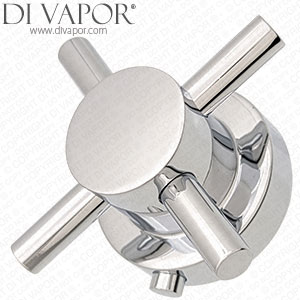 Temperature Control Handle Used on Same Valve as Niagara NEX9312 Thermostatic Cartridge - Cross - Chrome