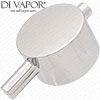 Temperature Control Handle Used on Same Valve as Niagara NEX9312 Thermostatic Cartridge - NEX9312AC7R3 Round - Chrome