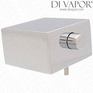 Temperature Control Handle Used on Same Valve as Niagara NEX9312 Thermostatic Cartridge - Square - Chrome
