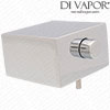 Temperature Control Handle Used on Same Valve as Niagara NEX9312 Thermostatic Cartridge - Square - Chrome
