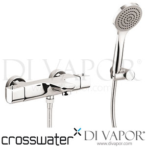 Crosswater NO421TWC North Chrome Bath Shower Mixer with Kit Spare Parts