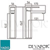 VADO NOT 100ESB CP Mixer Spare Parts Diagram