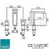 VADO NOT 101 CP Mixer Spare Parts Diagram